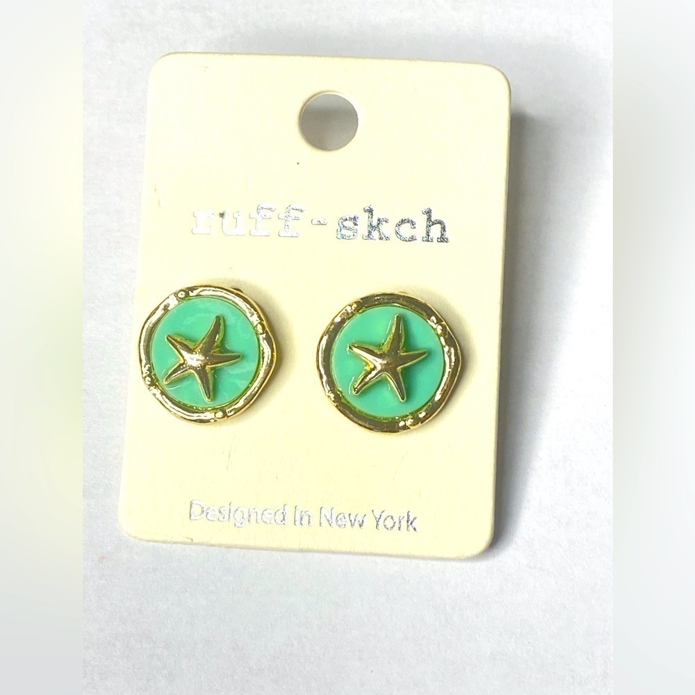 Turquoise Earrings l Costume Jewelry l Fashion Jewelry STARFISH Posts #315